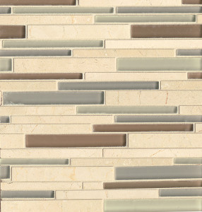 Glass linear Mosaics stone