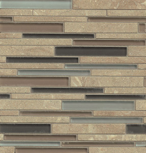 Glass linear Mosaics stone