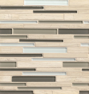 Glass linear Mosaics stone