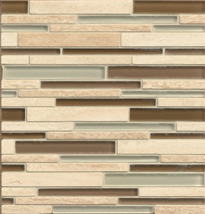Glass linear Mosaics stone