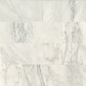 Ocean White marble 12x24