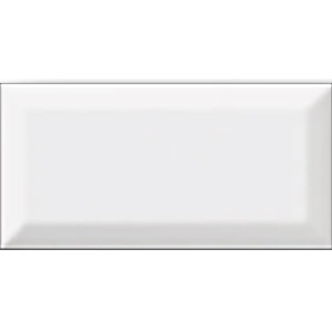 Biscuit Gloss Beveled 3x6 Tile