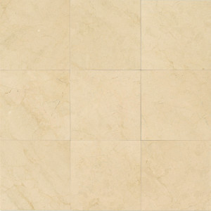 crema marfil select polished 18x18