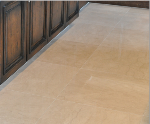 Crema Marfil 18x18 Installed