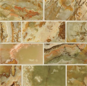 green onyx marble tilee 3x6