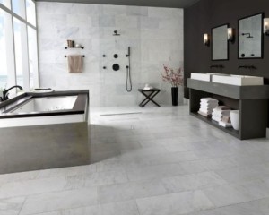 Honed marble Ocean white 12x.24