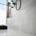 Ocean white honed 12×24 room scene