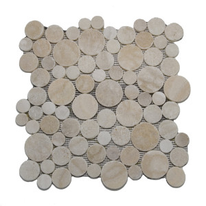 Round bubble sliced Pebbles