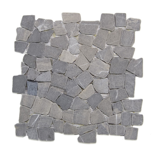 Random Stone MosaicsZPM007_Dark_Grey_Marble_Mosaic