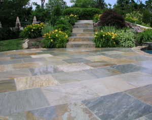 Oyster quartzite 24x24 Installed