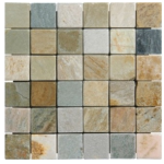 SL04T-22 OYSTER QUARTZITE 2X2’S TUMBLED