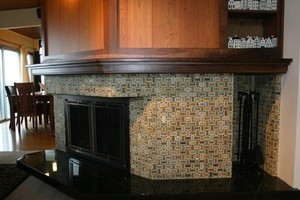 Oyster Quartzite Basketweave Mosaics