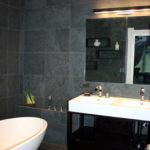 SL53 BRAZILIAN GRAY SLATE 12X12 INSTALLED